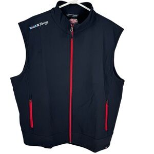 Mobil 1 Racing Black Full Zip Vest Size 3XL Boardroom Eco Apparel NWT!!!